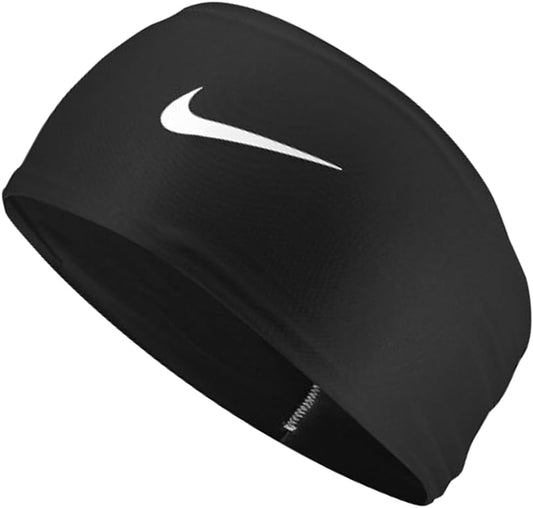 Nike Dri-Fit Head Tie 2.0 Headbands, White/Black, One Size