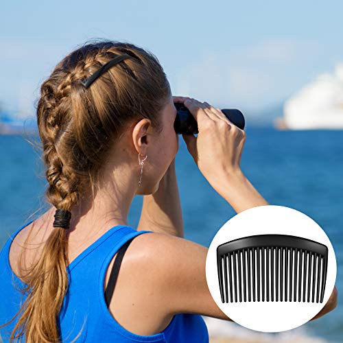 24 Pcs French Side Hair Twist Comb Accessories, 11/23 Teeth, Women