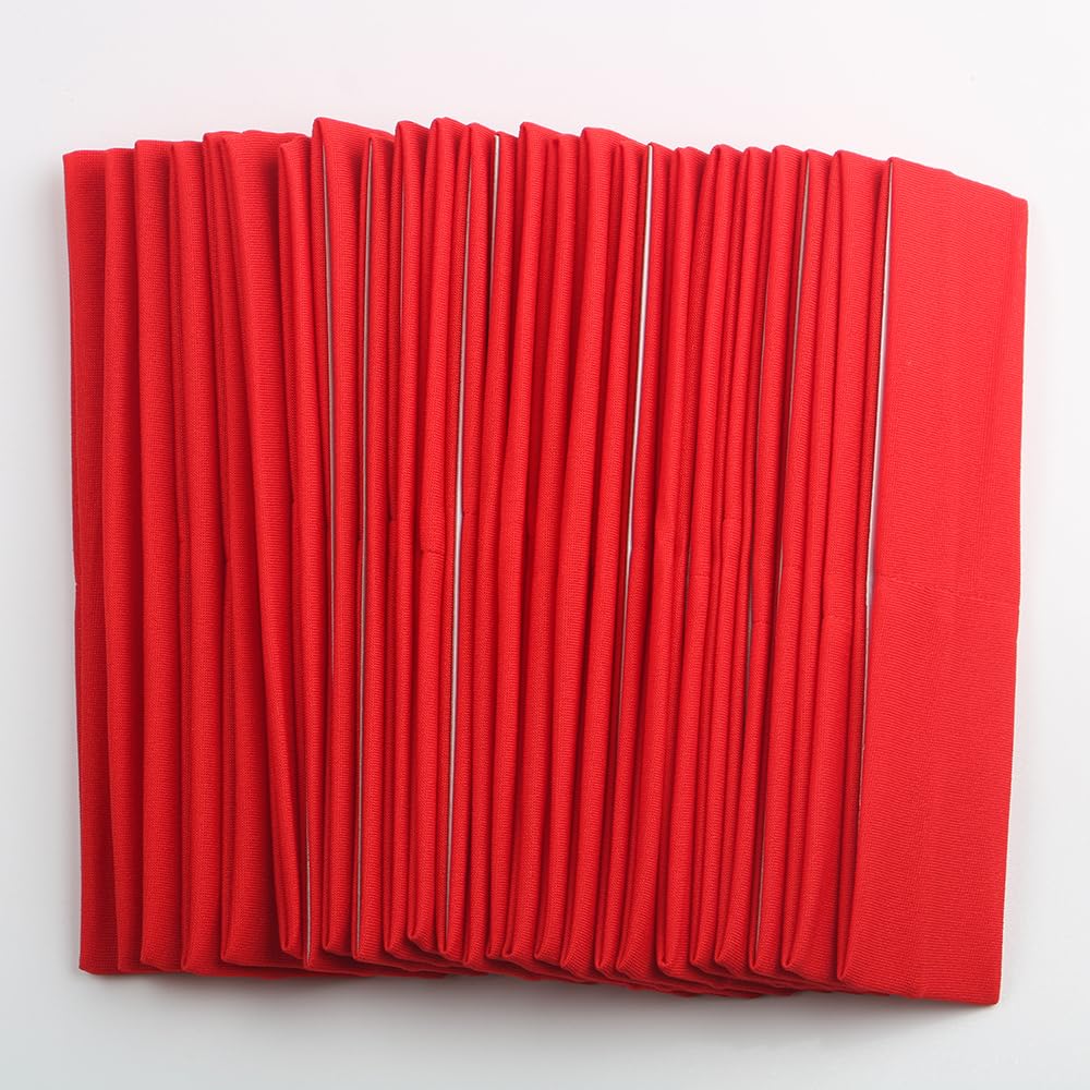 Yoga Sports Headbands for Women Girls,25PCS,Soft Elastic Stretch Athletic Headbands for Running Workout