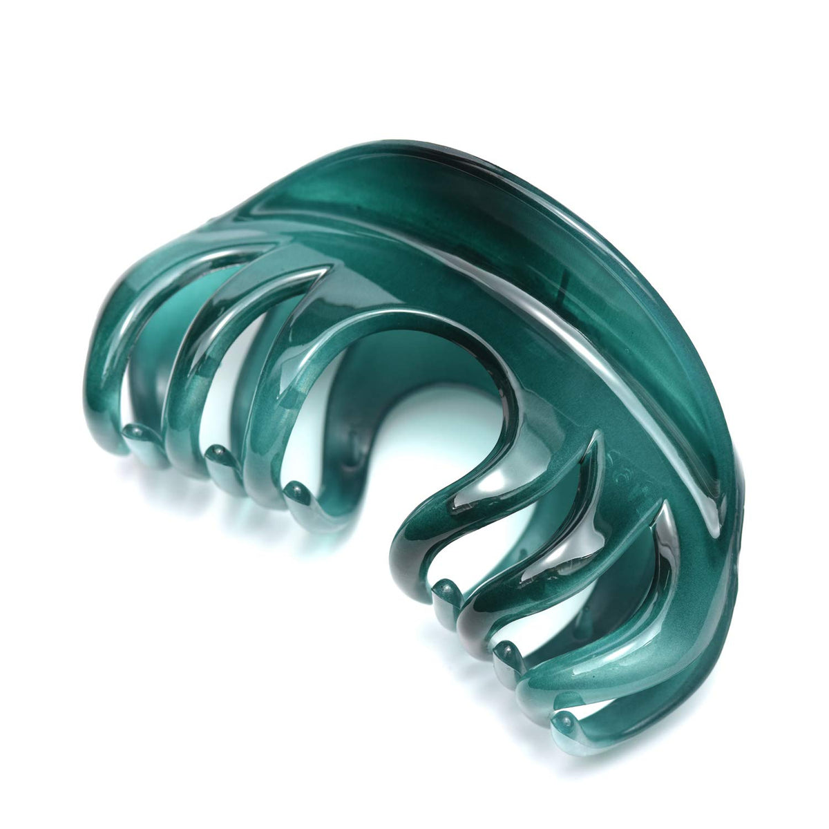 Youxuan 4 Inch Hair Claw for Women, Pretty Clip, Grip for Thick Hair, Coffee