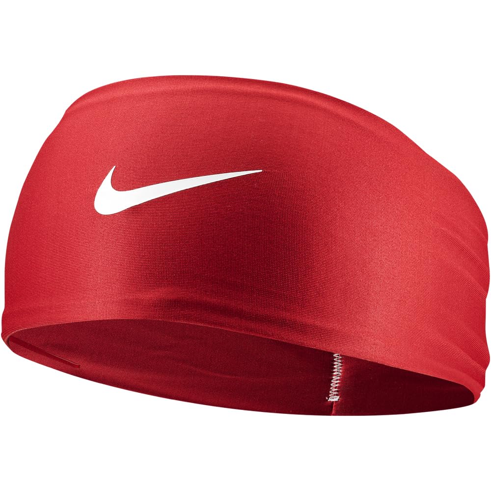 Nike Dri-Fit Head Tie 2.0 Headbands, White/Black, One Size