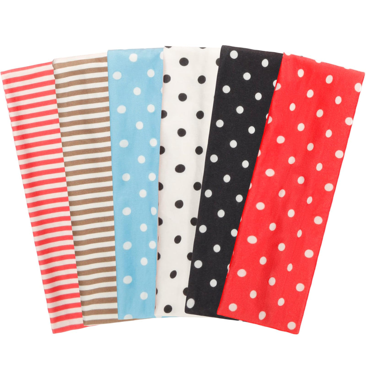 3PCS Headbands for Women Non Slip Elastic Sweat Hairbands Fashion Sports Hair Bands Soft Cloth Fabric Stretchy Headband for Workout Yoga Running