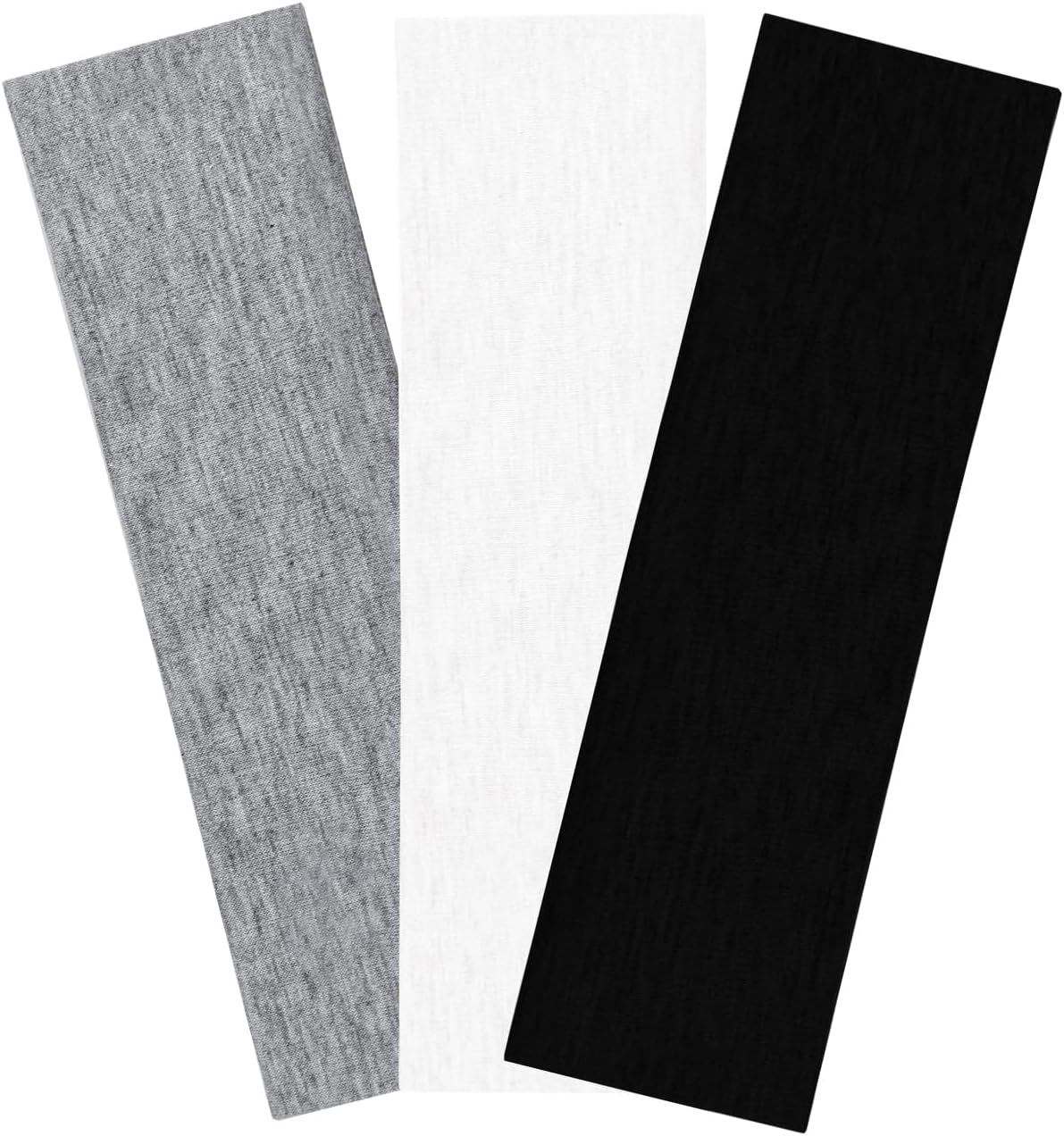 3PCS Headbands for Women Non Slip Elastic Sweat Hairbands Fashion Sports Hair Bands Soft Cloth Fabric Stretchy Headband for Workout Yoga Running