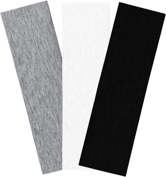 3PCS Headbands for Women Non Slip Elastic Sweat Hairbands Fashion Sports Hair Bands Soft Cloth Fabric Stretchy Headband for Workout Yoga Running