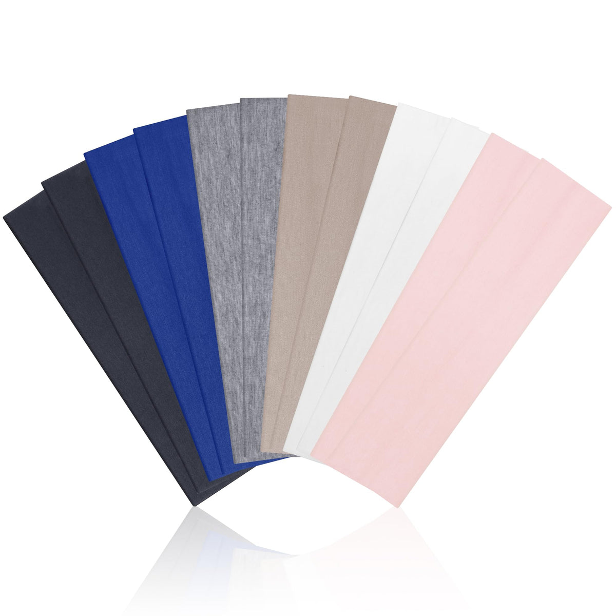 10 Pack Headbands for Women Non Slip - Cute Fashion Cotton Headbands for Women