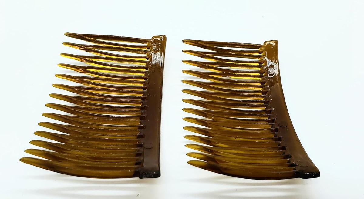 Good Hair Days USA Anti-Slip Side Combs for Daily, Secure Hold, 2⅞", 2 Pack