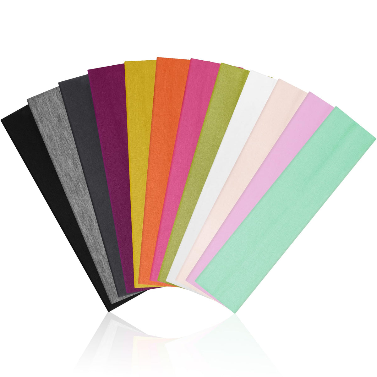 10 Pack Headbands for Women Non Slip - Cute Fashion Cotton Headbands for Women