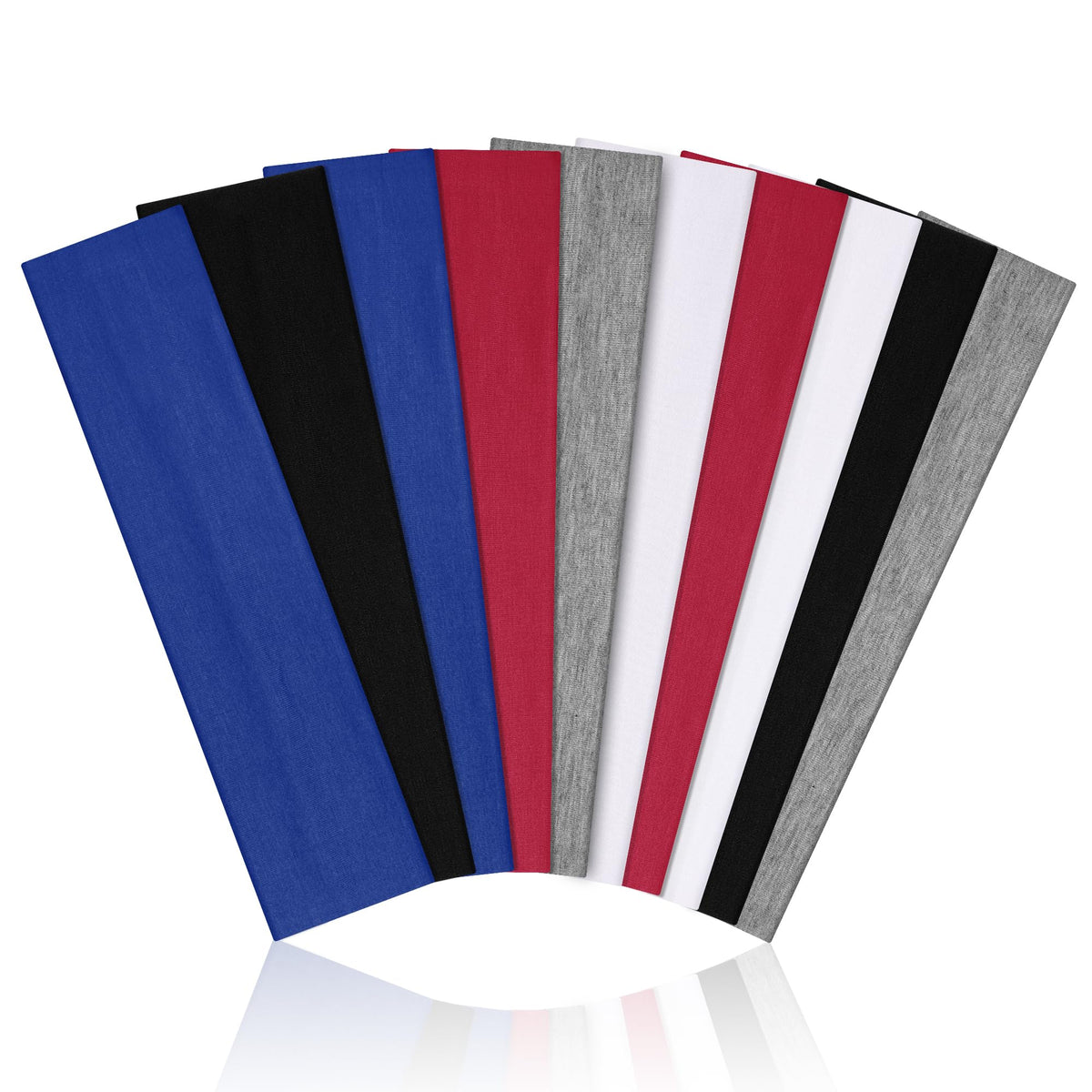 10 Pack Headbands for Women Non Slip - Cute Fashion Cotton Headbands for Women