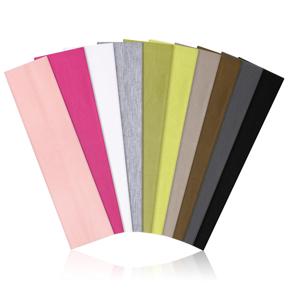 10 Pack Headbands for Women Non Slip - Cute Fashion Cotton Headbands for Women