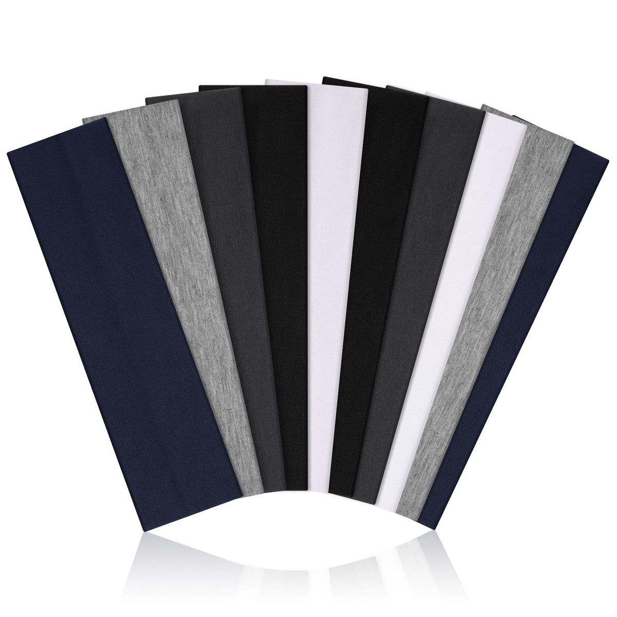 10 Pack Headbands for Women Non Slip - Cute Fashion Cotton Headbands for Women