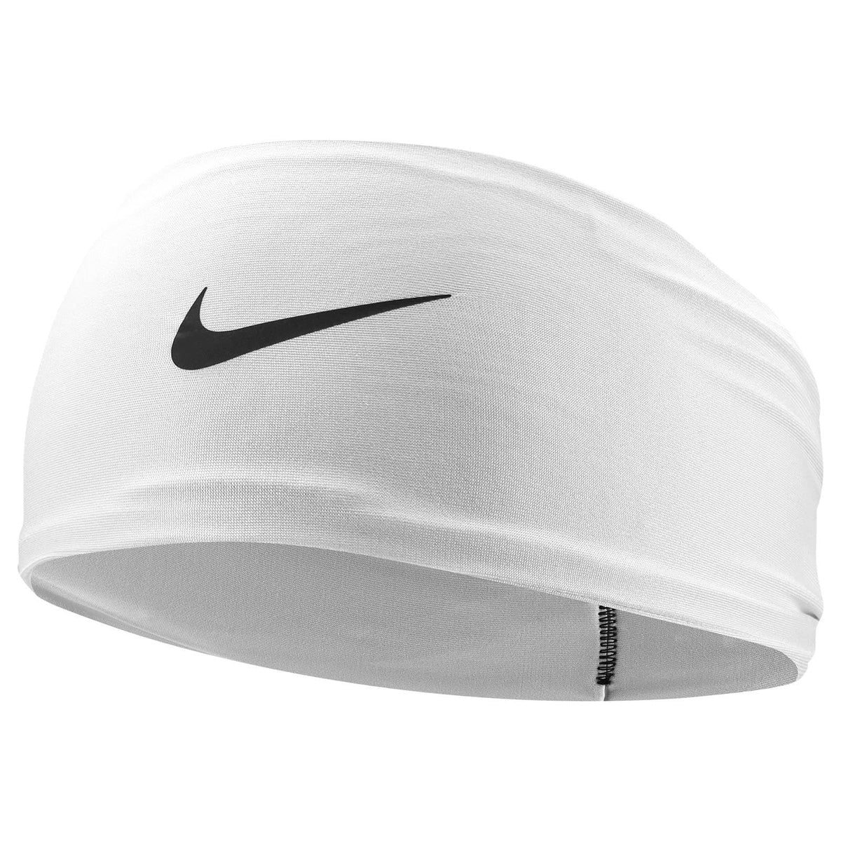 Nike Dri-Fit Head Tie 2.0 Headbands, White/Black, One Size
