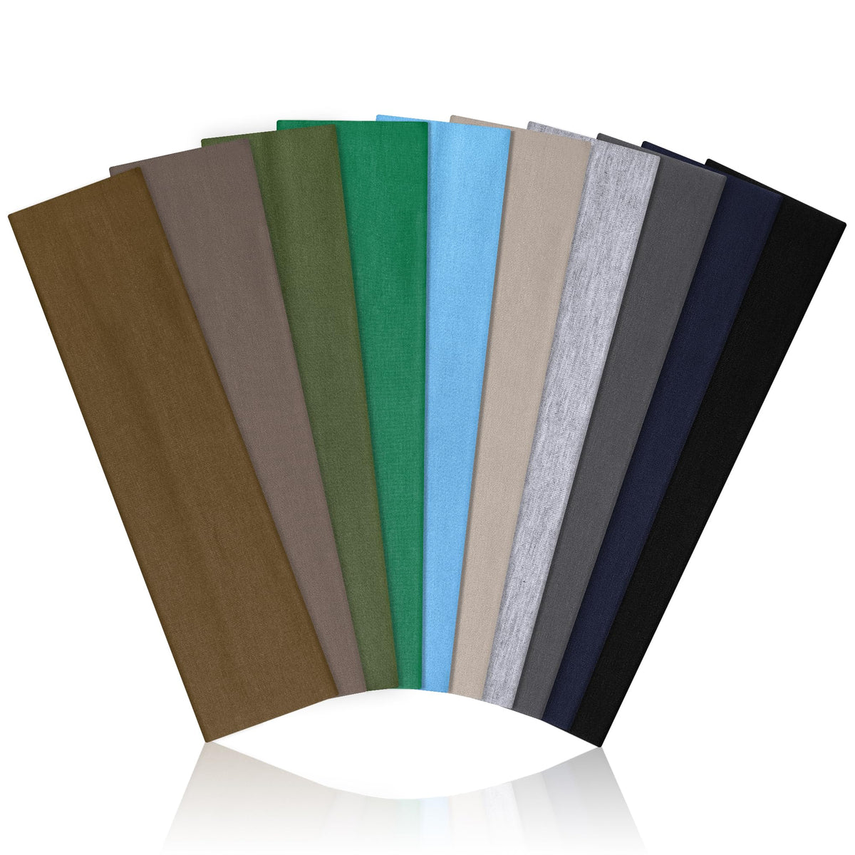 10 Pack Headbands for Women Non Slip - Cute Fashion Cotton Headbands for Women