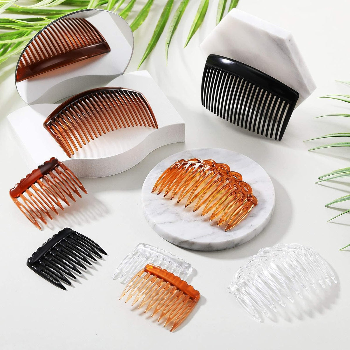 Chuangdi 24 Pcs Hair Side Combs,9 Teeth Side, 11 Teeth Side, 23 Teeth Side