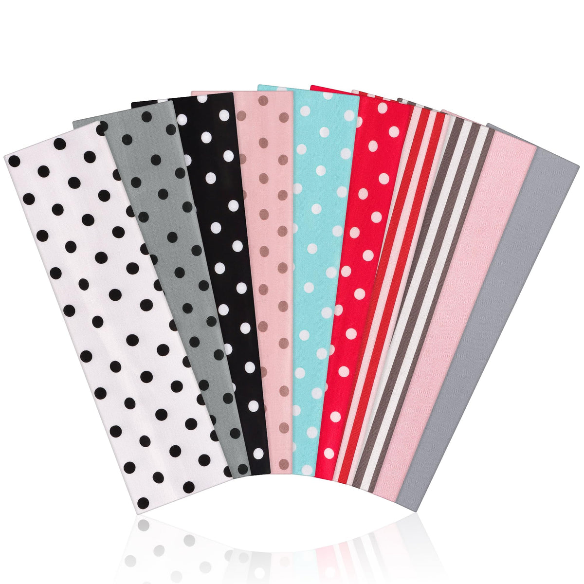 10 Pack Headbands for Women Non Slip - Cute Fashion Cotton Headbands for Women